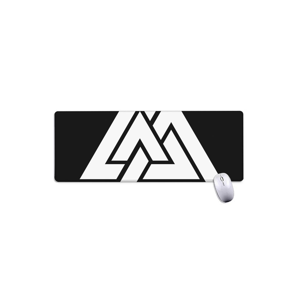 Viking Valknut Symbol Print Extended Mouse Pad