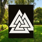 Viking Valknut Symbol Print Garden Flag