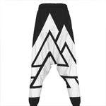 Viking Valknut Symbol Print Hammer Pants