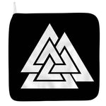 Viking Valknut Symbol Print Hand Towel