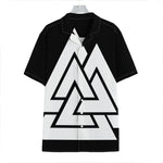 Viking Valknut Symbol Print Hawaiian Shirt