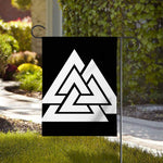 Viking Valknut Symbol Print House Flag