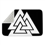 Viking Valknut Symbol Print Indoor Door Mat