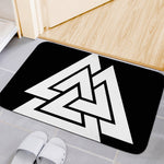 Viking Valknut Symbol Print Indoor Door Mat