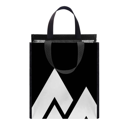 Viking Valknut Symbol Print Insulated Lunch Tote