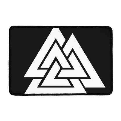 Viking Valknut Symbol Print Kitchen Mat