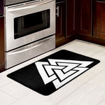Viking Valknut Symbol Print Kitchen Mat