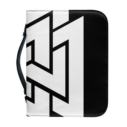 Viking Valknut Symbol Print Leather Bible Cover