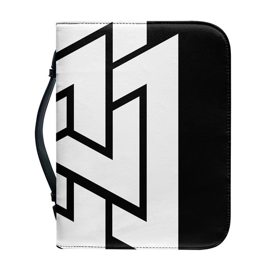 Viking Valknut Symbol Print Leather Bible Cover