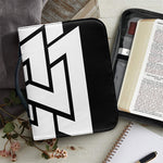 Viking Valknut Symbol Print Leather Bible Cover