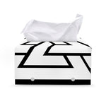 Viking Valknut Symbol Print Leather Tissue Box Cover