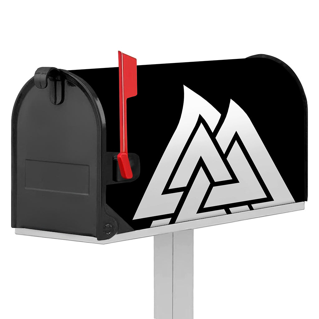 Viking Valknut Symbol Print Mailbox Cover