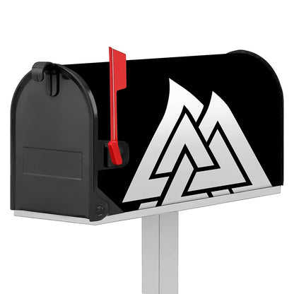 Viking Valknut Symbol Print Mailbox Cover