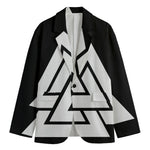 Viking Valknut Symbol Print Men's Blazer
