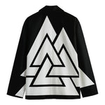 Viking Valknut Symbol Print Men's Blazer