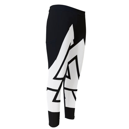 Viking Valknut Symbol Print Men's Compression Pants