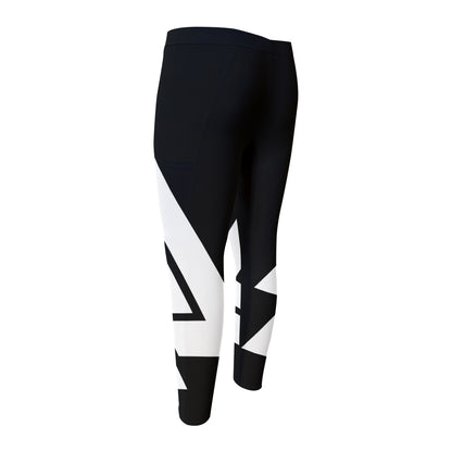 Viking Valknut Symbol Print Men's Compression Pants