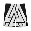 Viking Valknut Symbol Print Men's Athletic Shorts