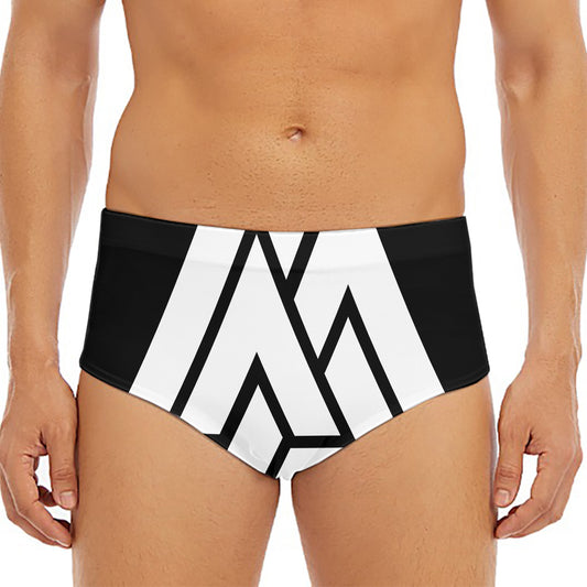 Viking Valknut Symbol Print Men's Triangle Swim Briefs