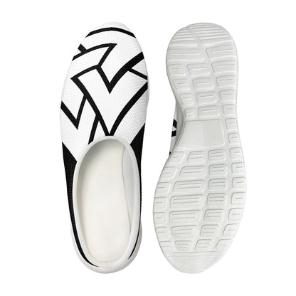 Viking Valknut Symbol Print Mesh Casual Shoes