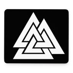 Viking Valknut Symbol Print Mouse Pad