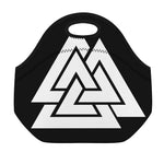 Viking Valknut Symbol Print Neoprene Lunch Bag