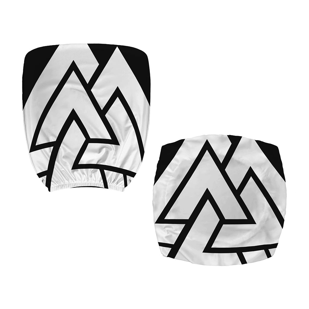 Viking Valknut Symbol Print Office Chair Cover