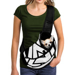 Viking Valknut Symbol Print Pet Sling Carrier