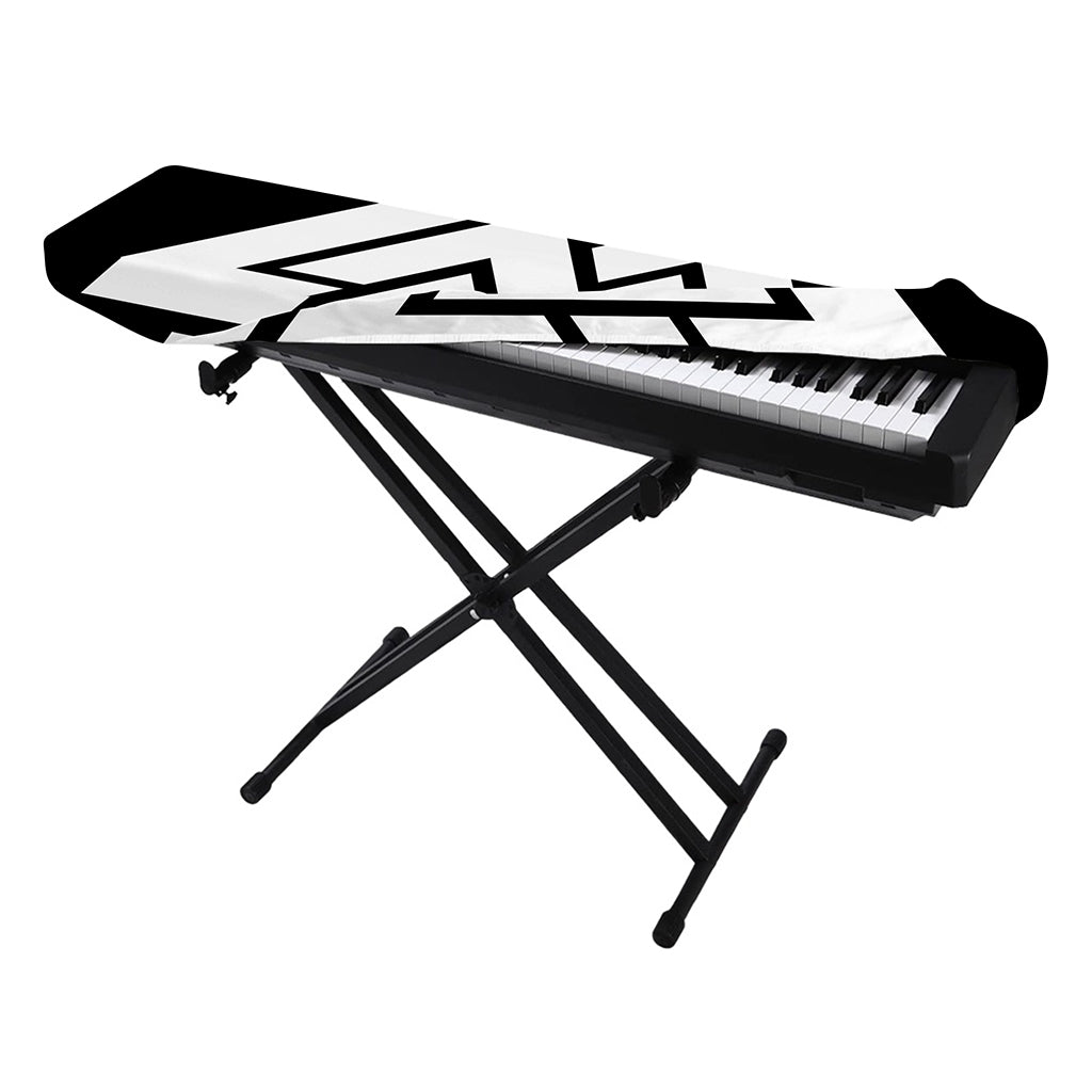 Viking Valknut Symbol Print Piano Keyboard Cover