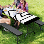 Viking Valknut Symbol Print Picnic Table Cover