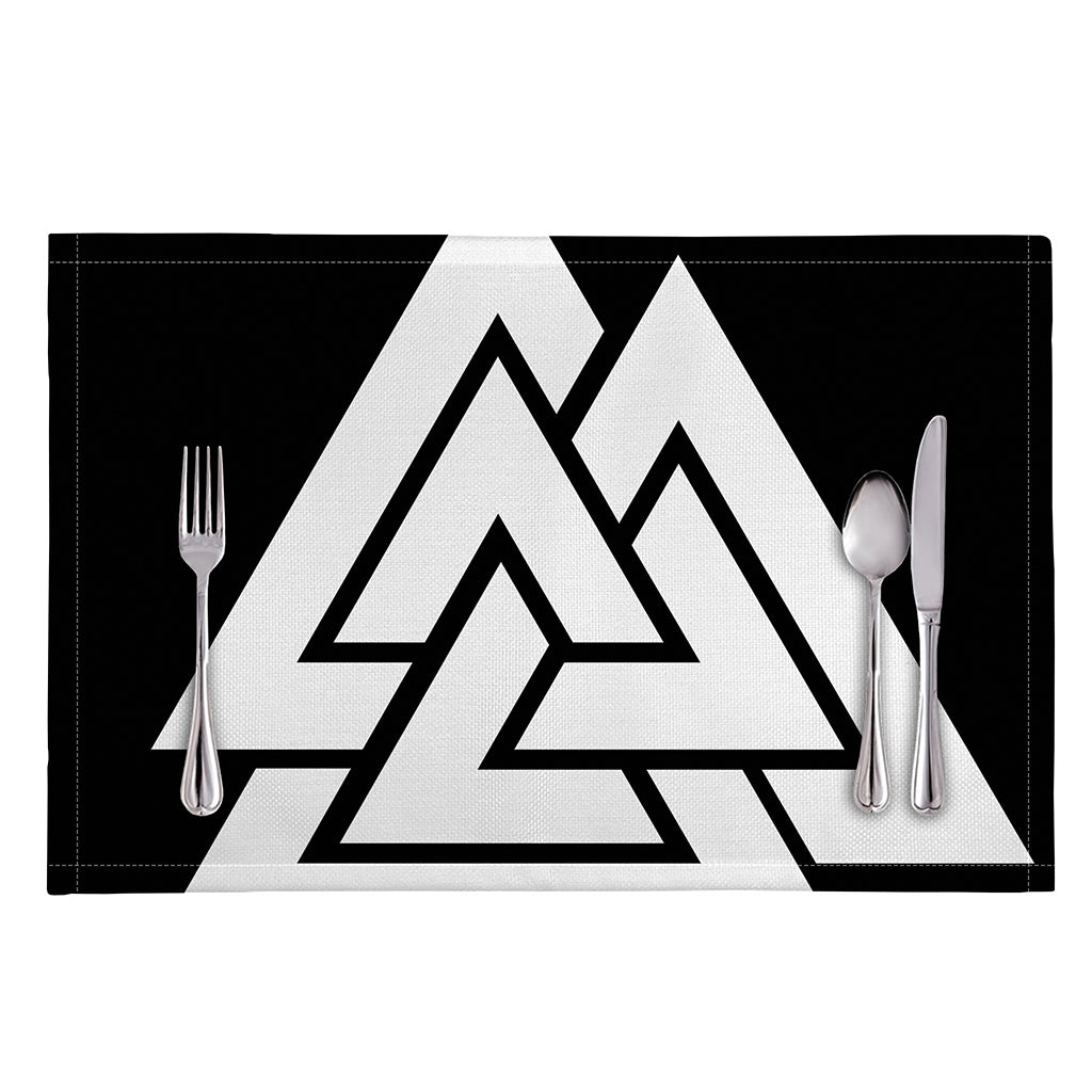 Viking Valknut Symbol Print Placemat