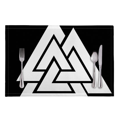 Viking Valknut Symbol Print Placemat