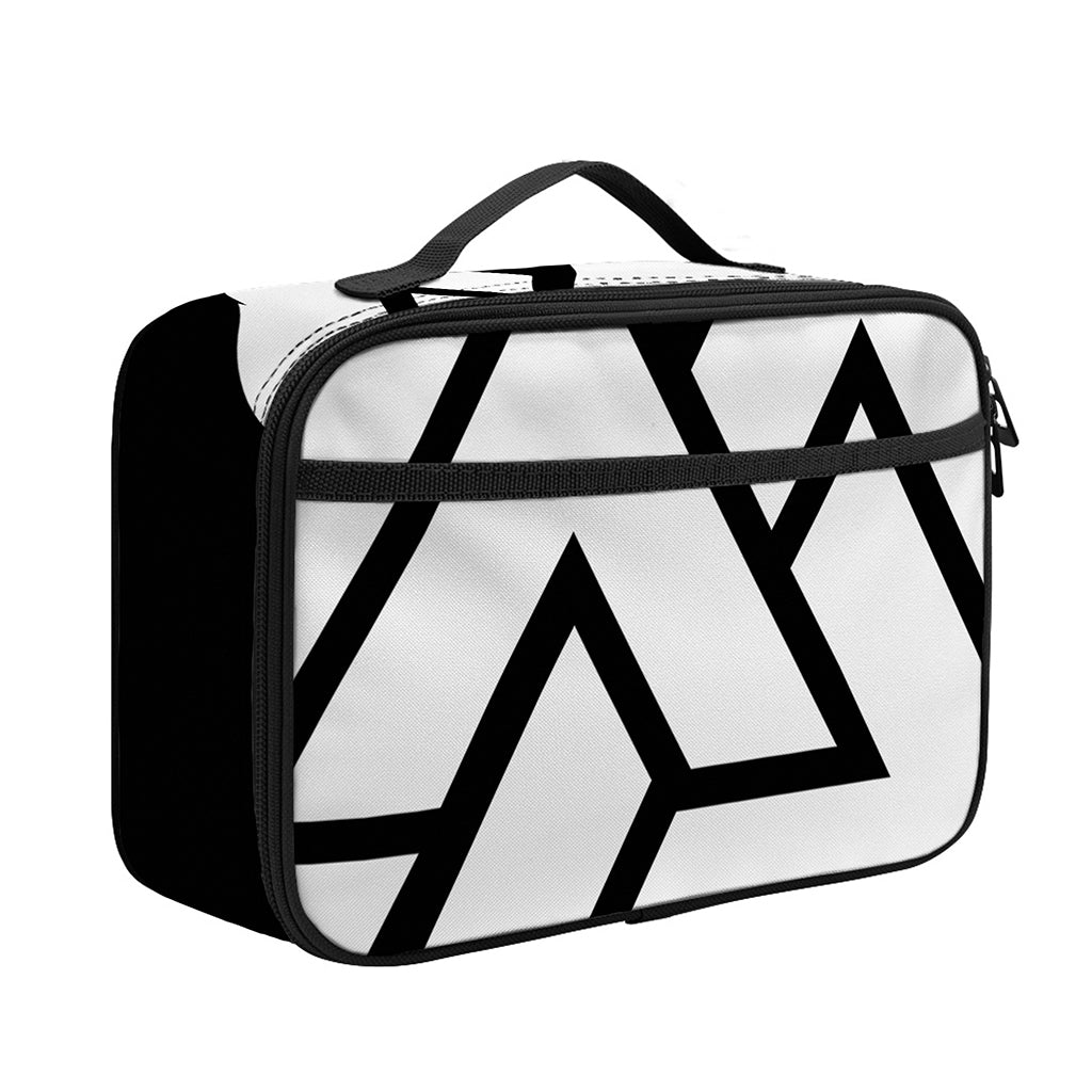Viking Valknut Symbol Print Portable Lunch Bag