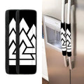 Viking Valknut Symbol Print Refrigerator Handle Covers