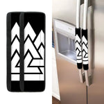 Viking Valknut Symbol Print Refrigerator Handle Covers