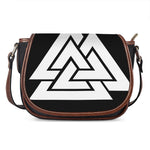 Viking Valknut Symbol Print Saddle Bag