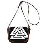 Viking Valknut Symbol Print Saddle Bag