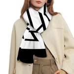 Viking Valknut Symbol Print Scarf