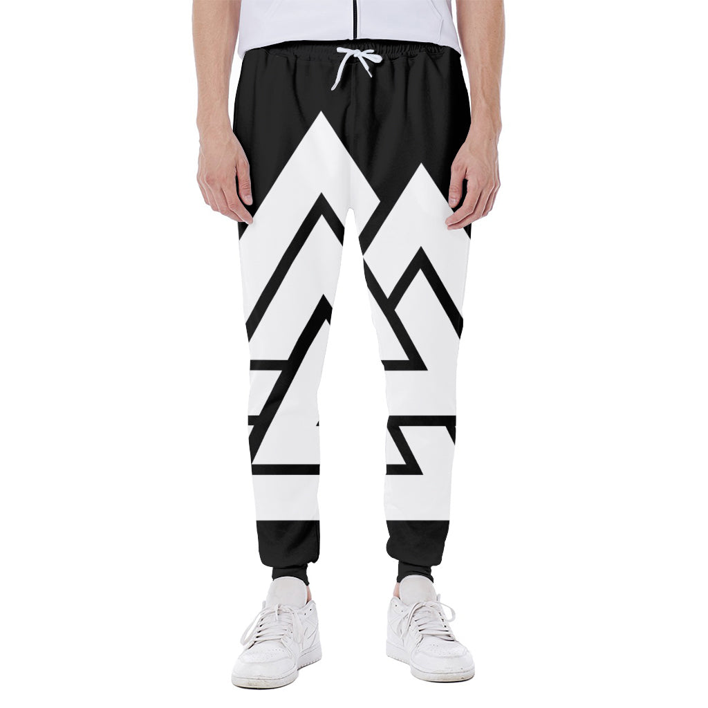 Viking Valknut Symbol Print Scuba Joggers
