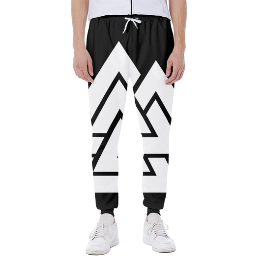 Viking Valknut Symbol Print Scuba Joggers