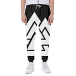 Viking Valknut Symbol Print Scuba Joggers