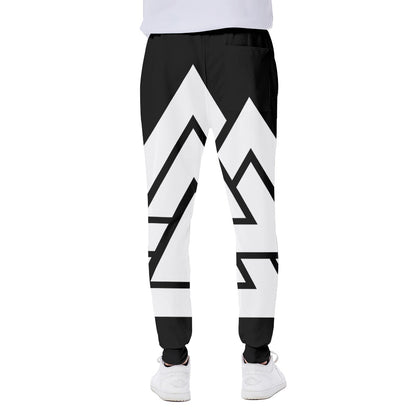 Viking Valknut Symbol Print Scuba Joggers