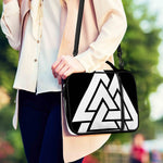 Viking Valknut Symbol Print Shoulder Strap Bible Bag