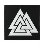 Viking Valknut Symbol Print Silk Bandana