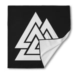 Viking Valknut Symbol Print Silk Bandana