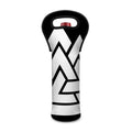 Viking Valknut Symbol Print Single Neoprene Wine Tote