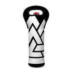 Viking Valknut Symbol Print Single Neoprene Wine Tote