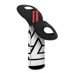 Viking Valknut Symbol Print Single Neoprene Wine Tote