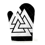 Viking Valknut Symbol Print Single Oven Mitt