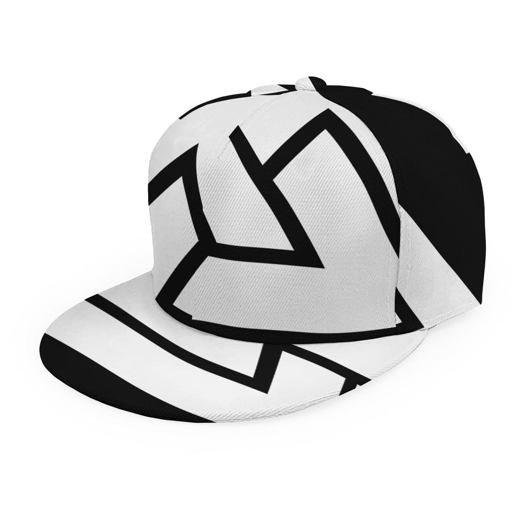 Viking Valknut Symbol Print Snapback Cap